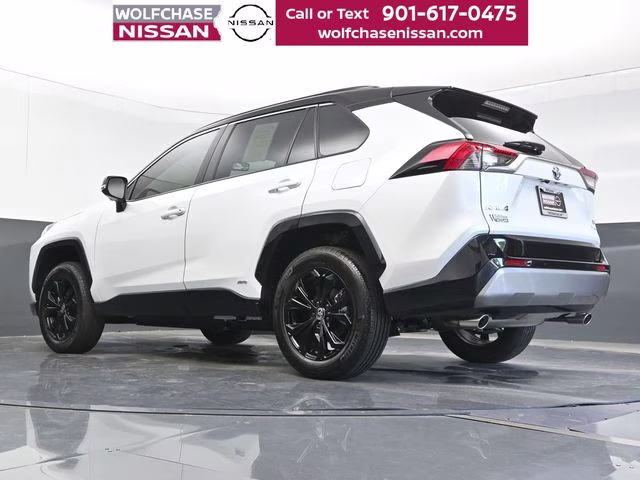 2023 Wind Chill Pearl/Midnight Black Metallic Toyota RAV4 Hybrid XSE AWD SUV