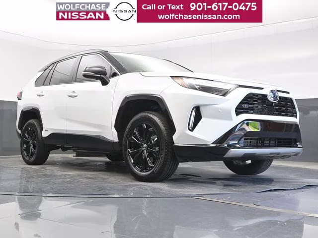 2023 Wind Chill Pearl/Midnight Black Metallic Toyota RAV4 Hybrid XSE AWD SUV