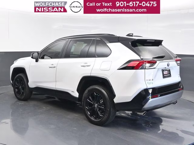 2023 Wind Chill Pearl/Midnight Black Metallic Toyota RAV4 Hybrid XSE AWD SUV