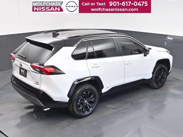 2023 Wind Chill Pearl/Midnight Black Metallic Toyota RAV4 Hybrid XSE AWD SUV