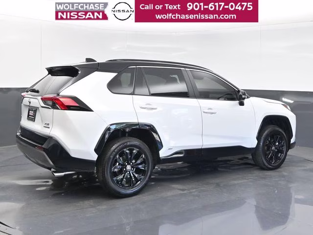 2023 Wind Chill Pearl/Midnight Black Metallic Toyota RAV4 Hybrid XSE AWD SUV