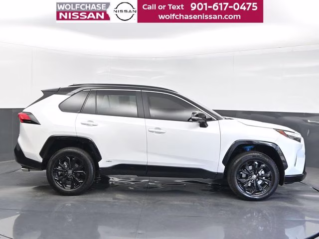 2023 Wind Chill Pearl/Midnight Black Metallic Toyota RAV4 Hybrid XSE AWD SUV