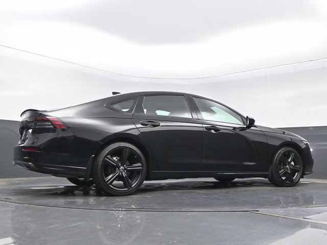 2025 Crystal Black Pearl Honda Accord Hybrid Sport-L FWD Sedan