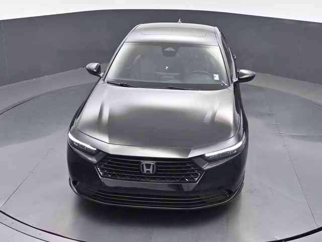 2025 Crystal Black Pearl Honda Accord Hybrid Sport-L FWD Sedan