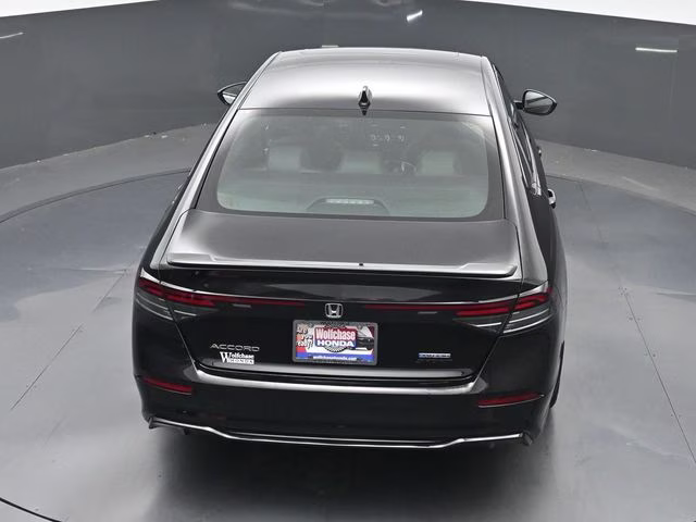 2025 Crystal Black Pearl Honda Accord Hybrid Sport-L FWD Sedan