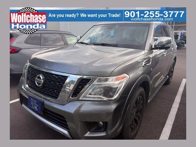 2017 Gun Metallic Nissan Armada Platinum RWD SUV