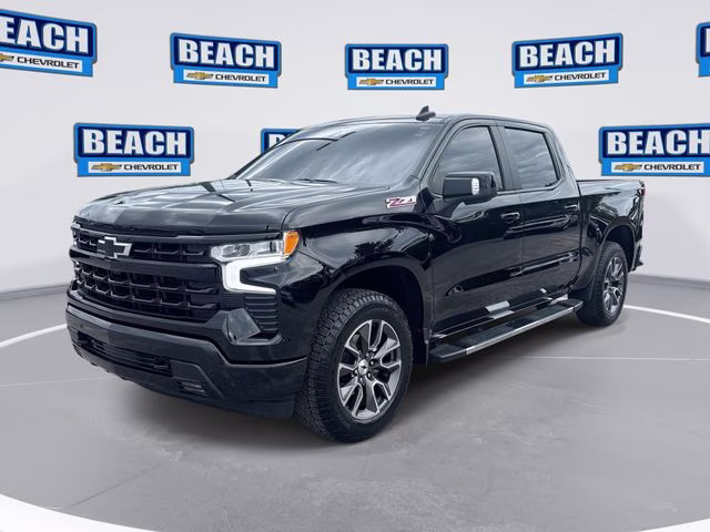2024 Black Chevrolet Silverado 1500 RST 4X4 Truck