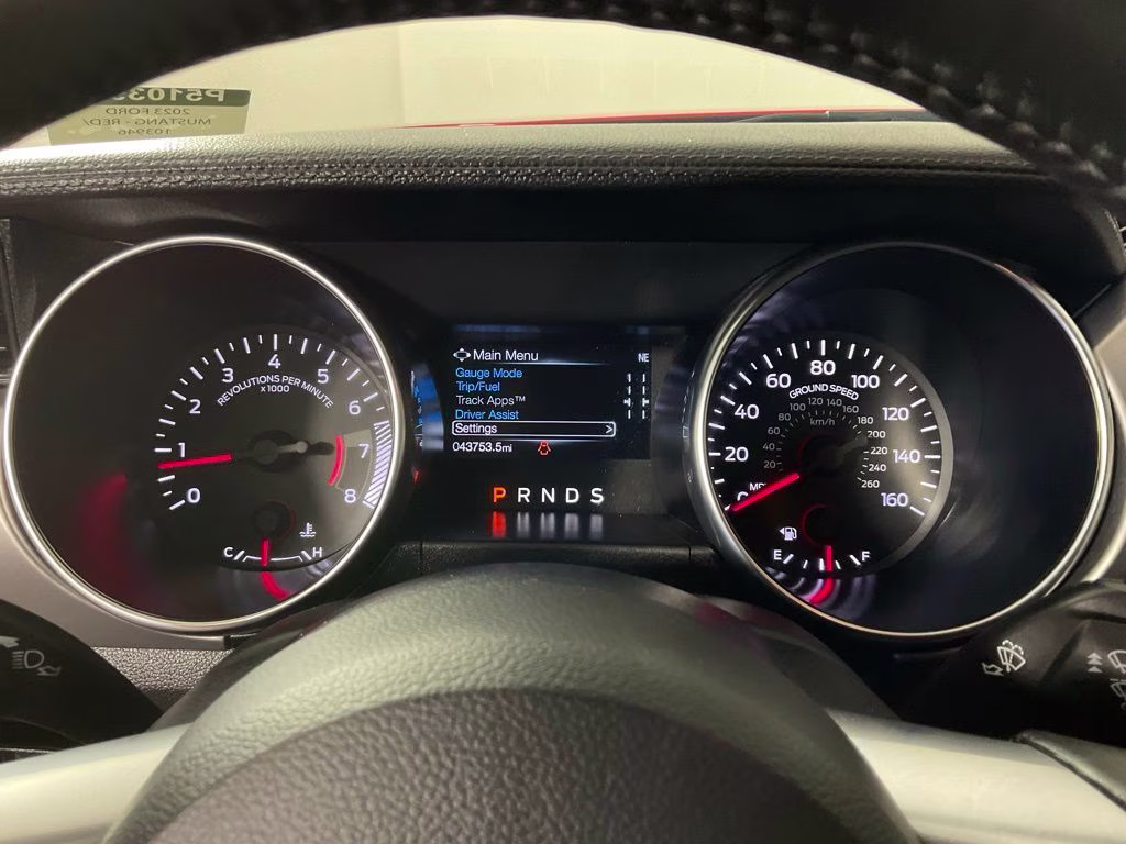 2023 Race Red Ford Mustang EcoBoost Premium RWD Coupe
