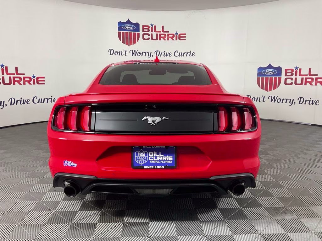 2023 Race Red Ford Mustang EcoBoost Premium RWD Coupe