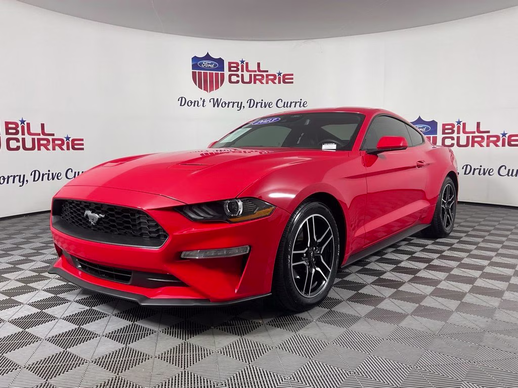 2023 Race Red Ford Mustang EcoBoost Premium RWD Coupe