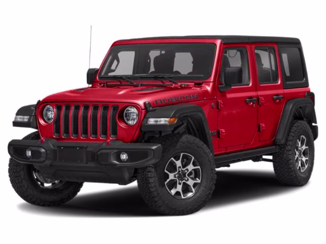 2021 Firecracker Red Clearcoat Jeep Wrangler Unlimited Rubicon 4X4 SUV
