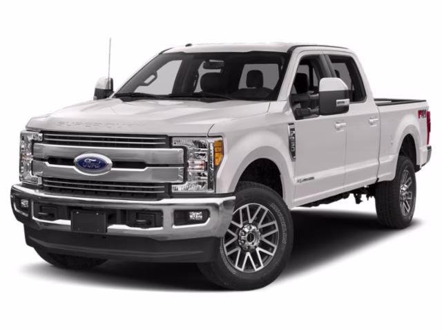 2019 White Platinum Ford Super Duty F-250 SRW Lariat 4X4 Truck