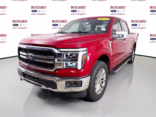 2025 Red Metallic Ford F-150 Lariat 4X4 Truck
