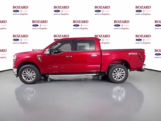 2025 Red Metallic Ford F-150 Lariat 4X4 Truck