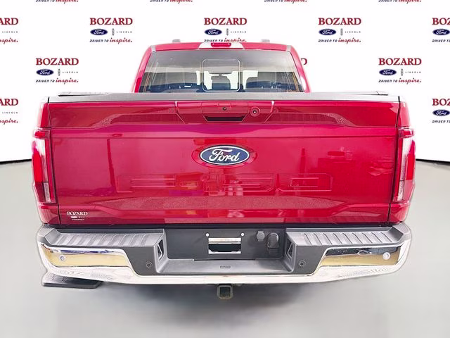 2025 Red Metallic Ford F-150 Lariat 4X4 Truck