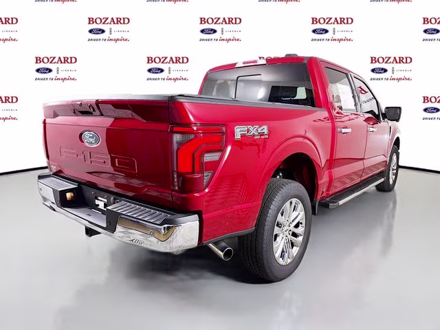 2025 Red Metallic Ford F-150 Lariat 4X4 Truck