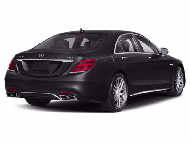 2020 Black Mercedes-Benz S-Class S 63 AMG AWD Sedan