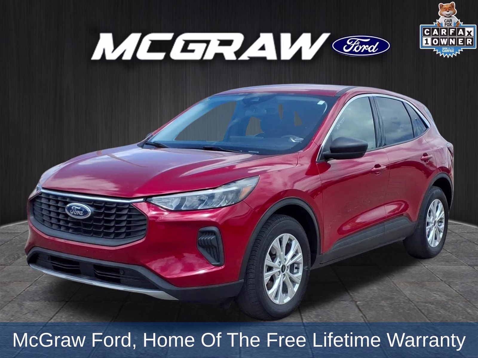 2023 Red Metallic Ford Escape Active AWD SUV