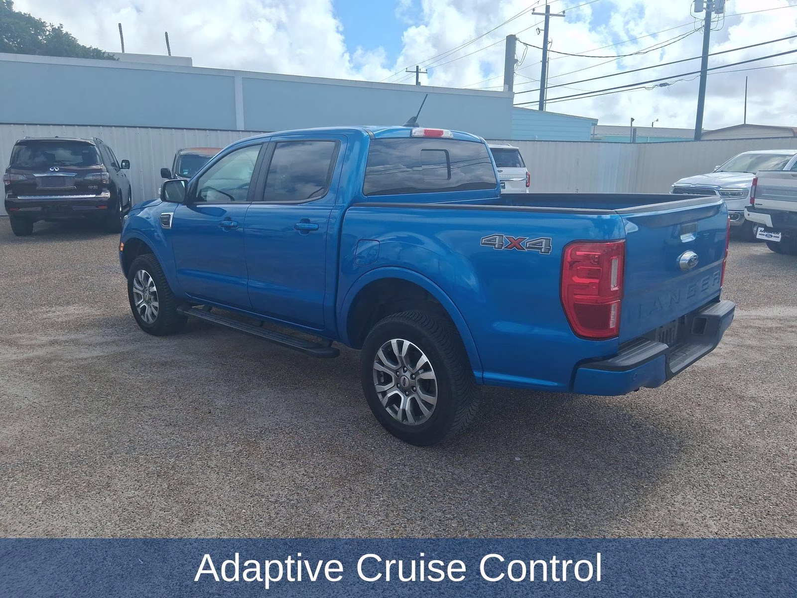 2022 Blue Metallic Ford Ranger Lariat 4X4 Truck