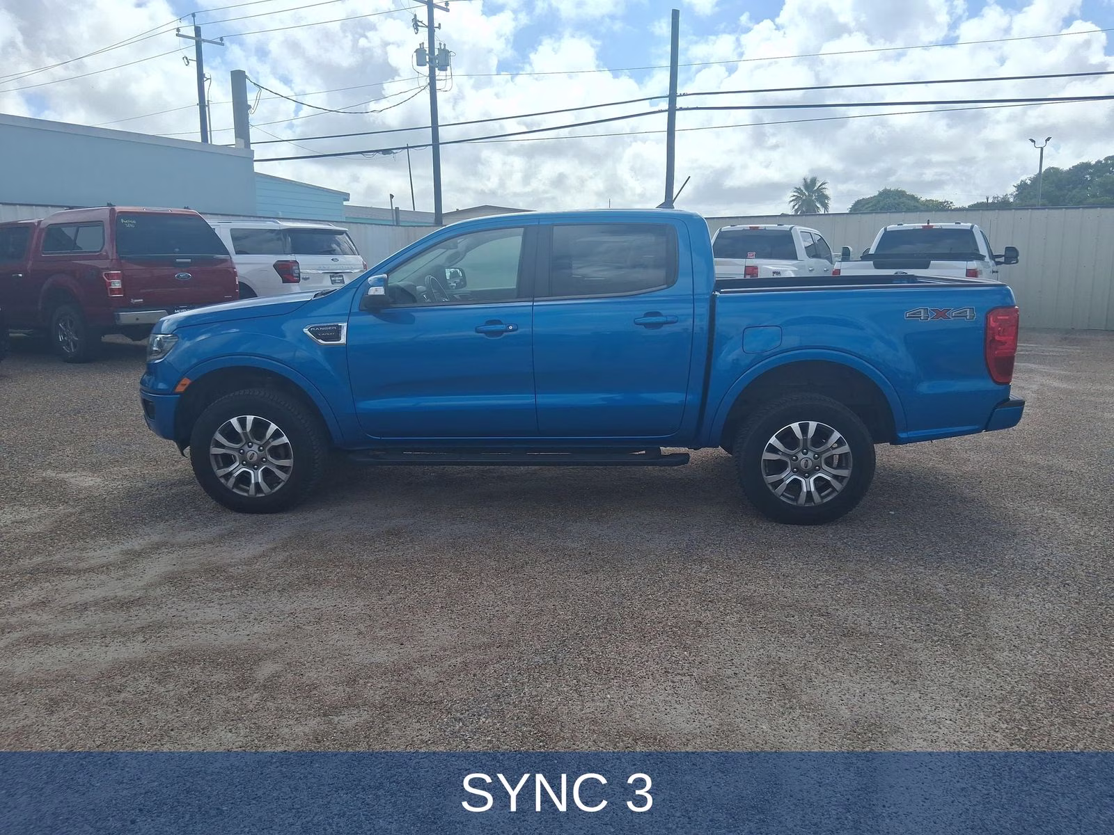 2022 Blue Metallic Ford Ranger Lariat 4X4 Truck