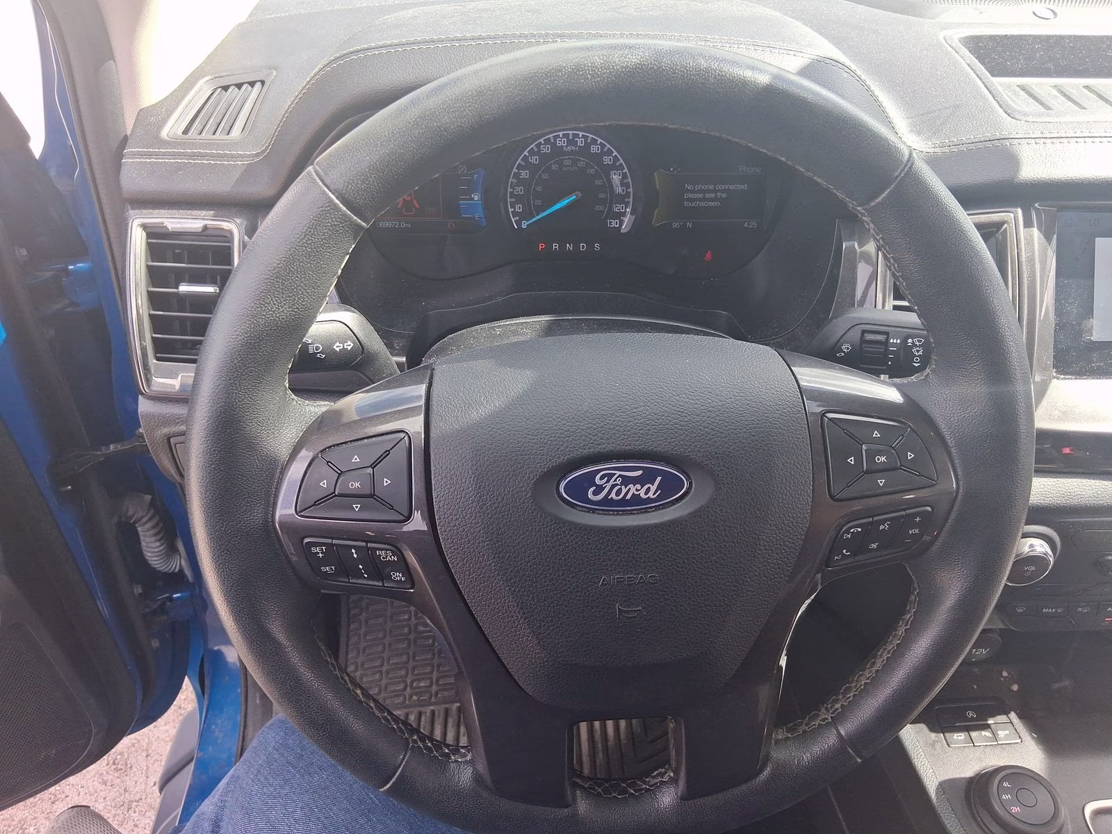2022 Blue Metallic Ford Ranger Lariat 4X4 Truck