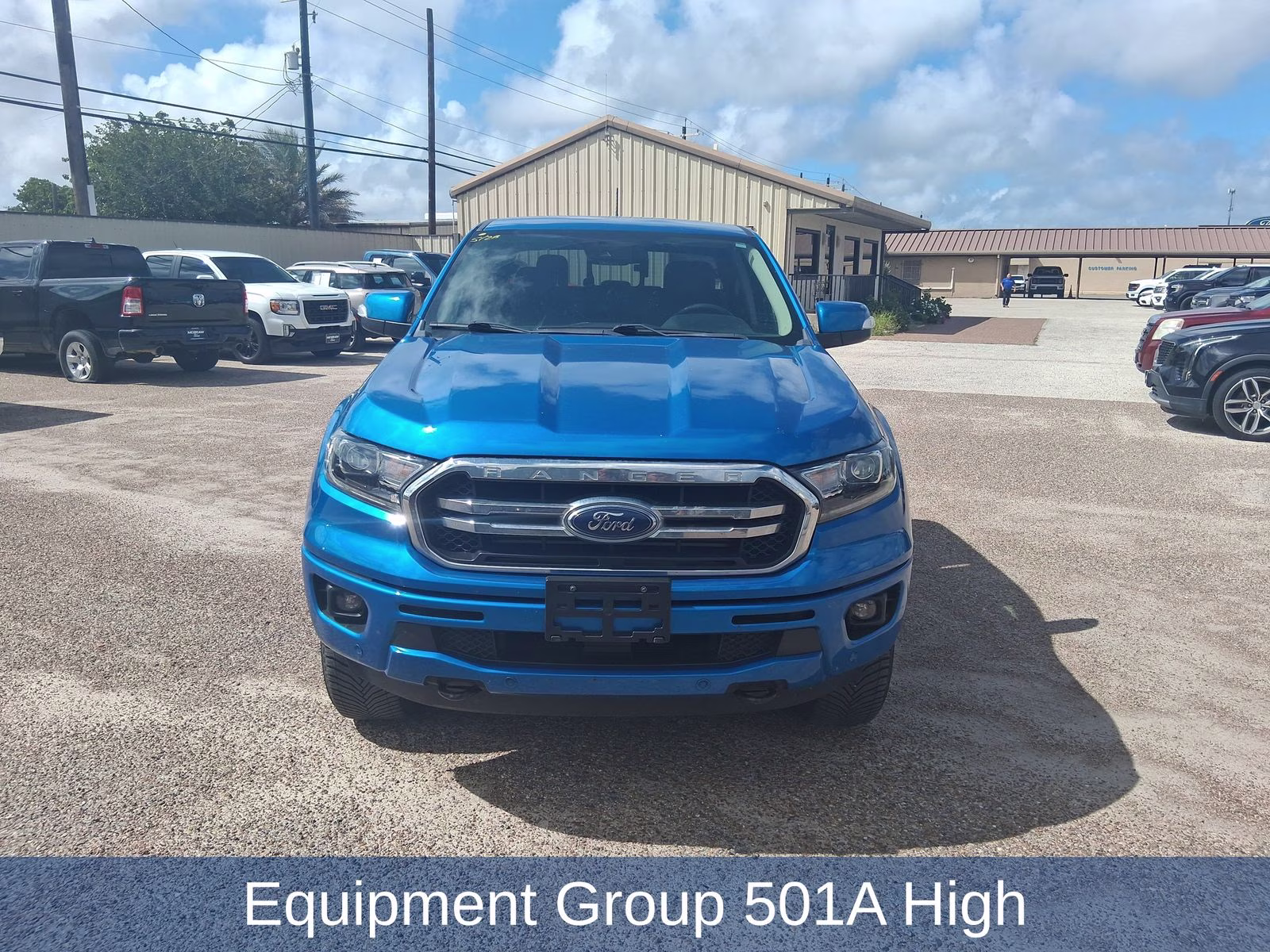 2022 Blue Metallic Ford Ranger Lariat 4X4 Truck