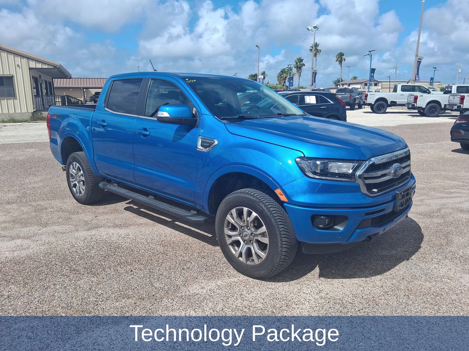 2022 Blue Metallic Ford Ranger Lariat 4X4 Truck