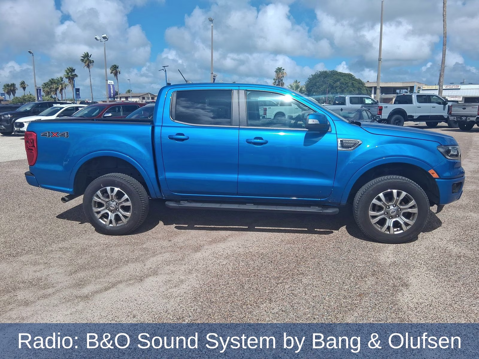 2022 Blue Metallic Ford Ranger Lariat 4X4 Truck
