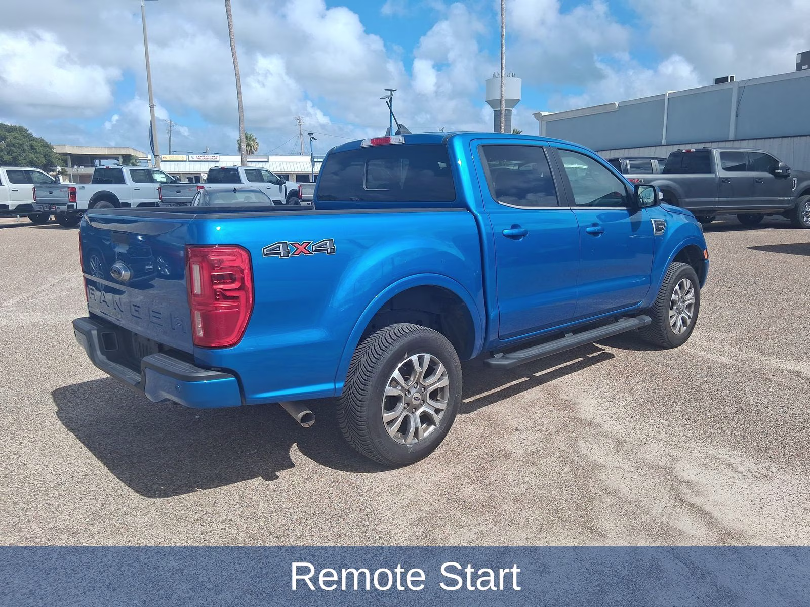 2022 Blue Metallic Ford Ranger Lariat 4X4 Truck