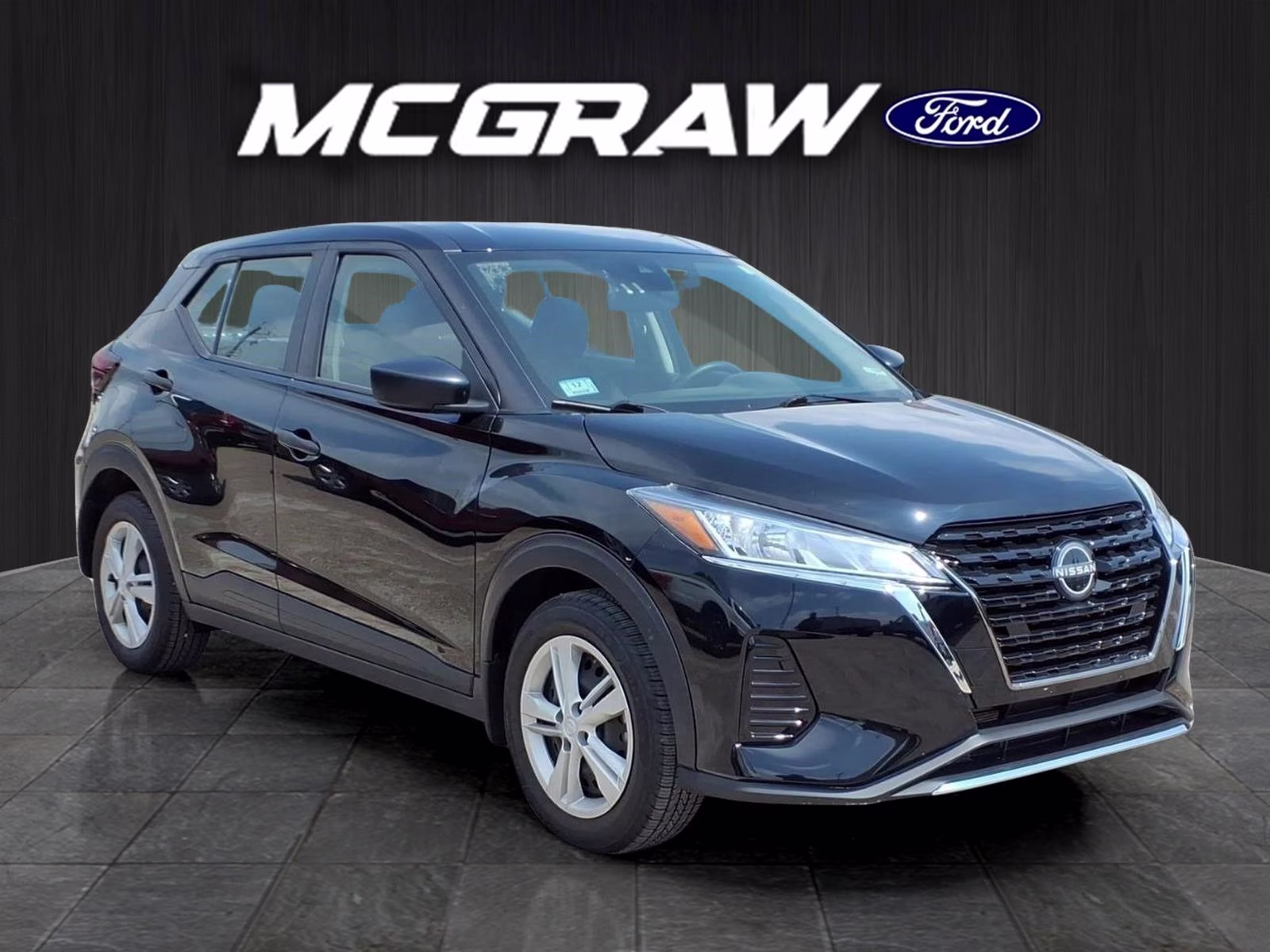 2024 Super Black Nissan Kicks S FWD SUV