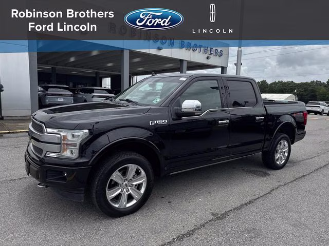 2020 Black Metallic Ford F-150 Platinum 4X4 Truck