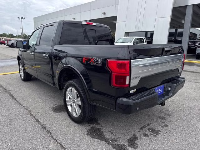 2020 Black Metallic Ford F-150 Platinum 4X4 Truck