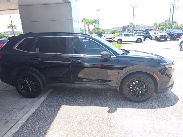 2023 Black Honda CR-V Hybrid Sport FWD SUV