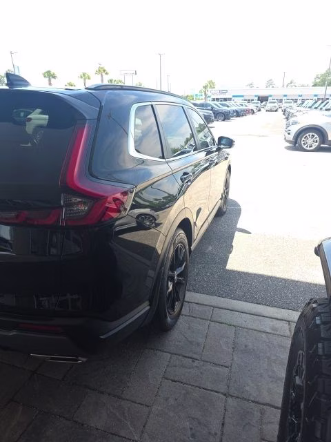 2023 Black Honda CR-V Hybrid Sport FWD SUV