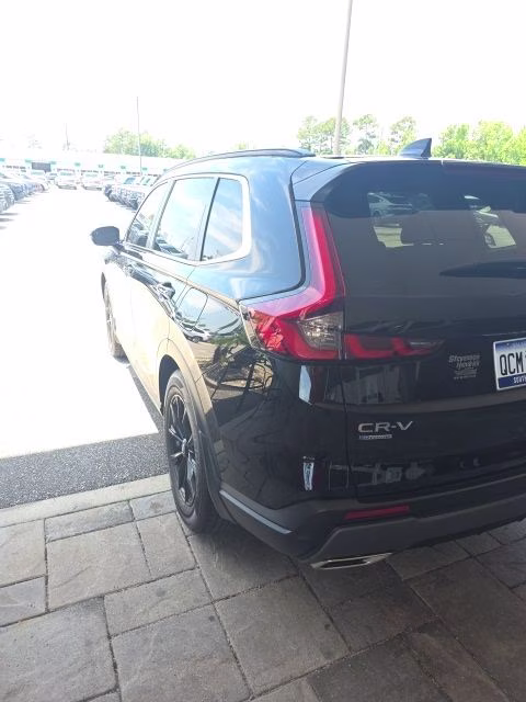2023 Black Honda CR-V Hybrid Sport FWD SUV