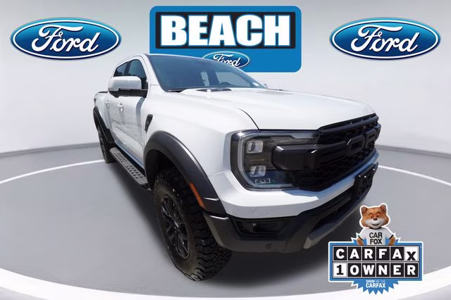 2025 Oxford White Ford Ranger Raptor 4X4 Truck