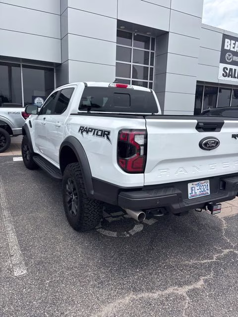 2025 Oxford White Ford Ranger Raptor 4X4 Truck