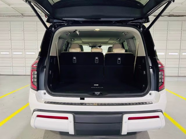 2026 Aspen White/Super Black Nissan Armada Platinum 4X4 SUV