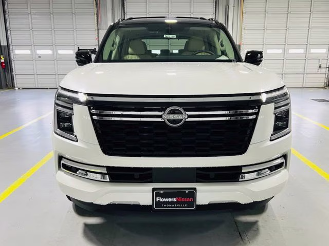 2026 Aspen White/Super Black Nissan Armada Platinum 4X4 SUV