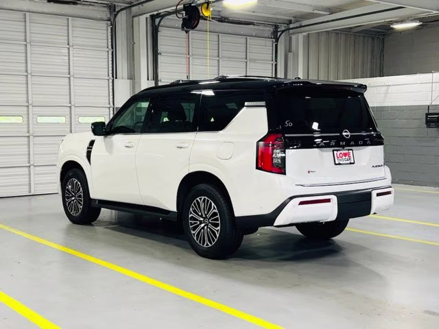 2026 Aspen White/Super Black Nissan Armada Platinum 4X4 SUV