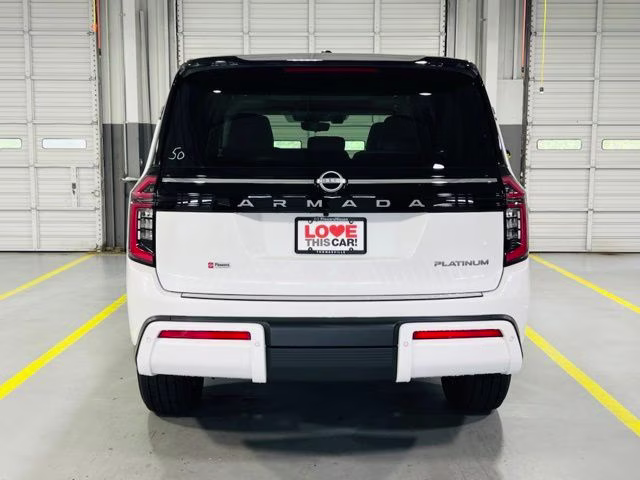 2026 Aspen White/Super Black Nissan Armada Platinum 4X4 SUV
