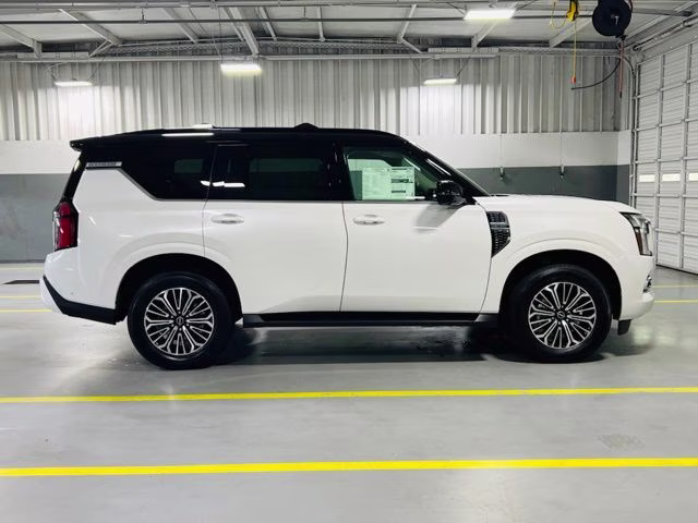 2026 Aspen White/Super Black Nissan Armada Platinum 4X4 SUV