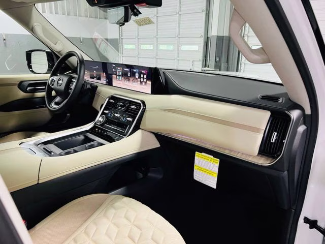 2026 Aspen White/Super Black Nissan Armada Platinum 4X4 SUV