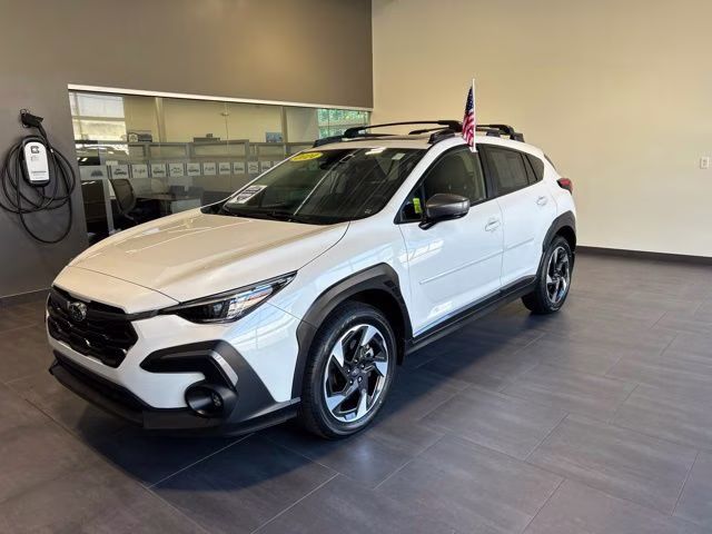 2024 Crystal White Pearl Subaru Crosstrek Limited AWD SUV