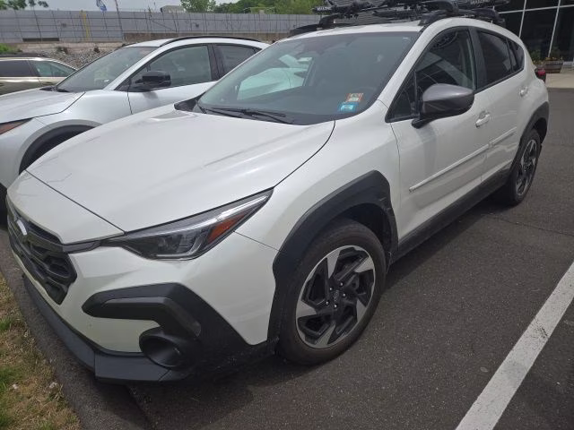 2024 Crystal White Pearl Subaru Crosstrek Limited AWD SUV