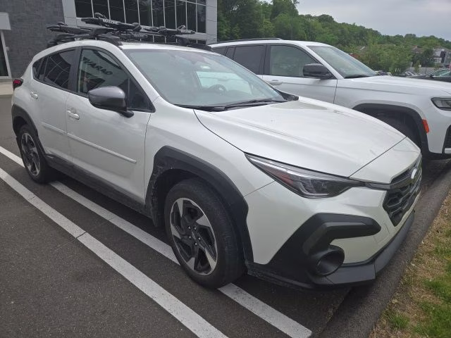 2024 Crystal White Pearl Subaru Crosstrek Limited AWD SUV