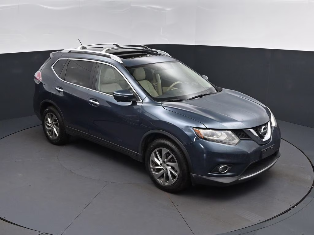 2014 Graphite Blue Nissan Rogue SL FWD SUV