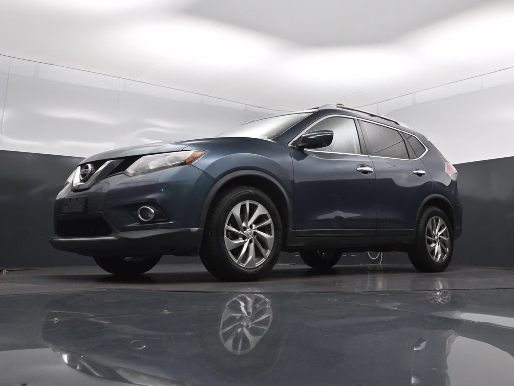 2014 Graphite Blue Nissan Rogue SL FWD SUV