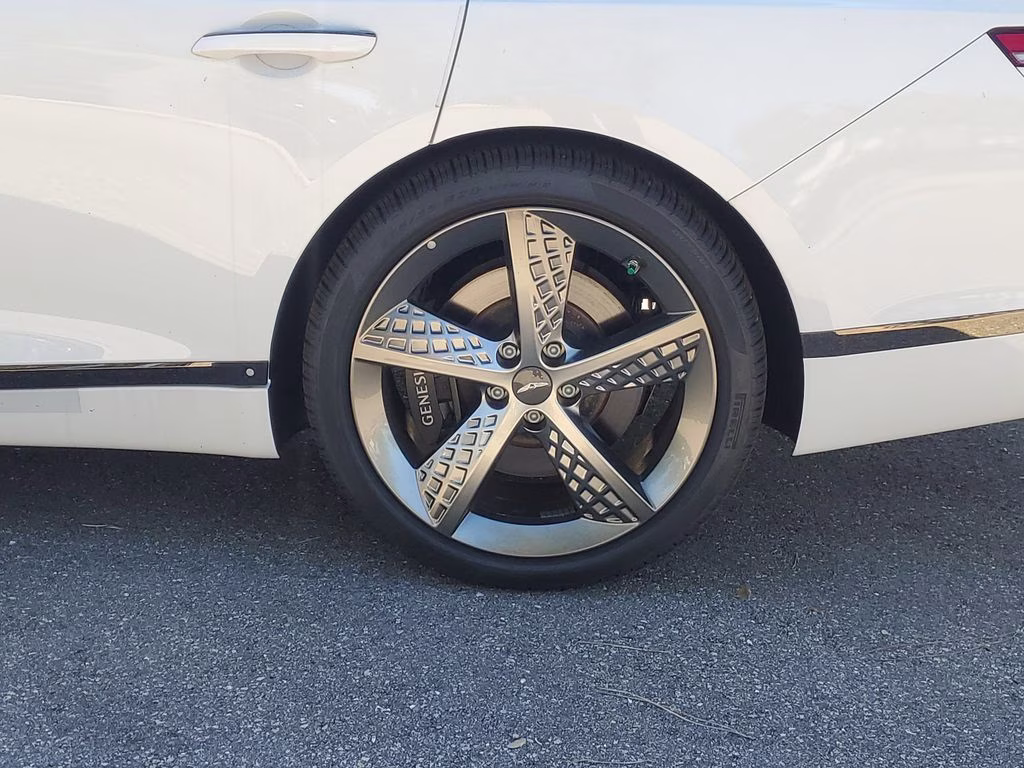 2024 Alta White Genesis G80 3.5T Sport AWD Sedan