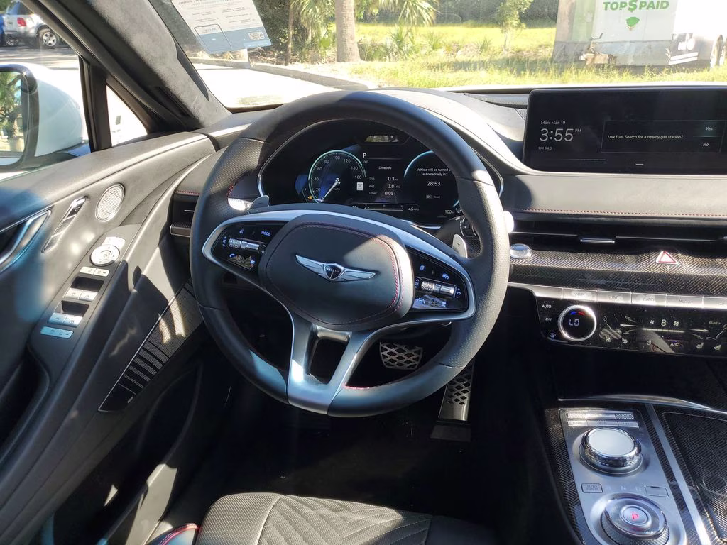 2024 Alta White Genesis G80 3.5T Sport AWD Sedan